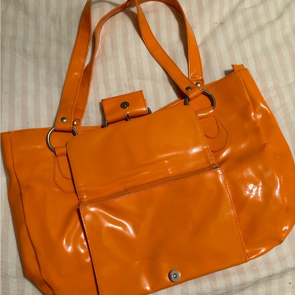 Jaime Ibiza orange shoulder bag. - Picture 4 of 14